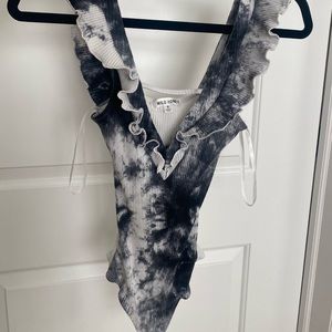 Tie dye body suit